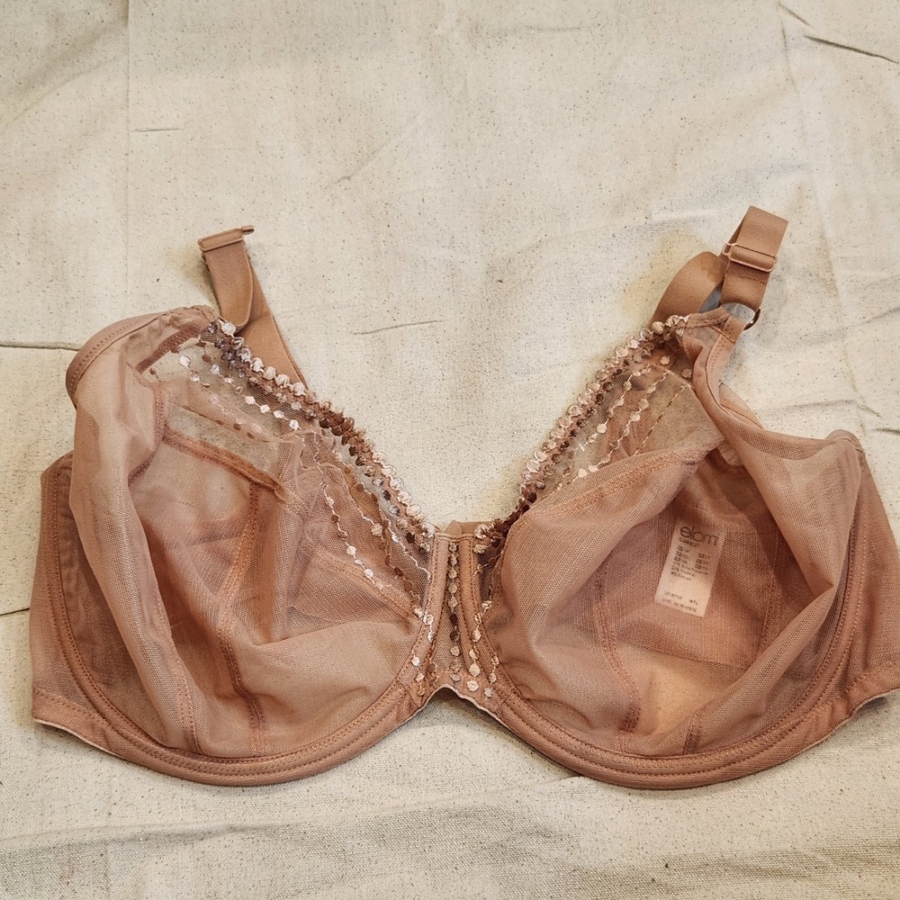 Elomi Matilda Underwire Spacer Bra EL8900 40H US 40K Beige Nude Full Figured